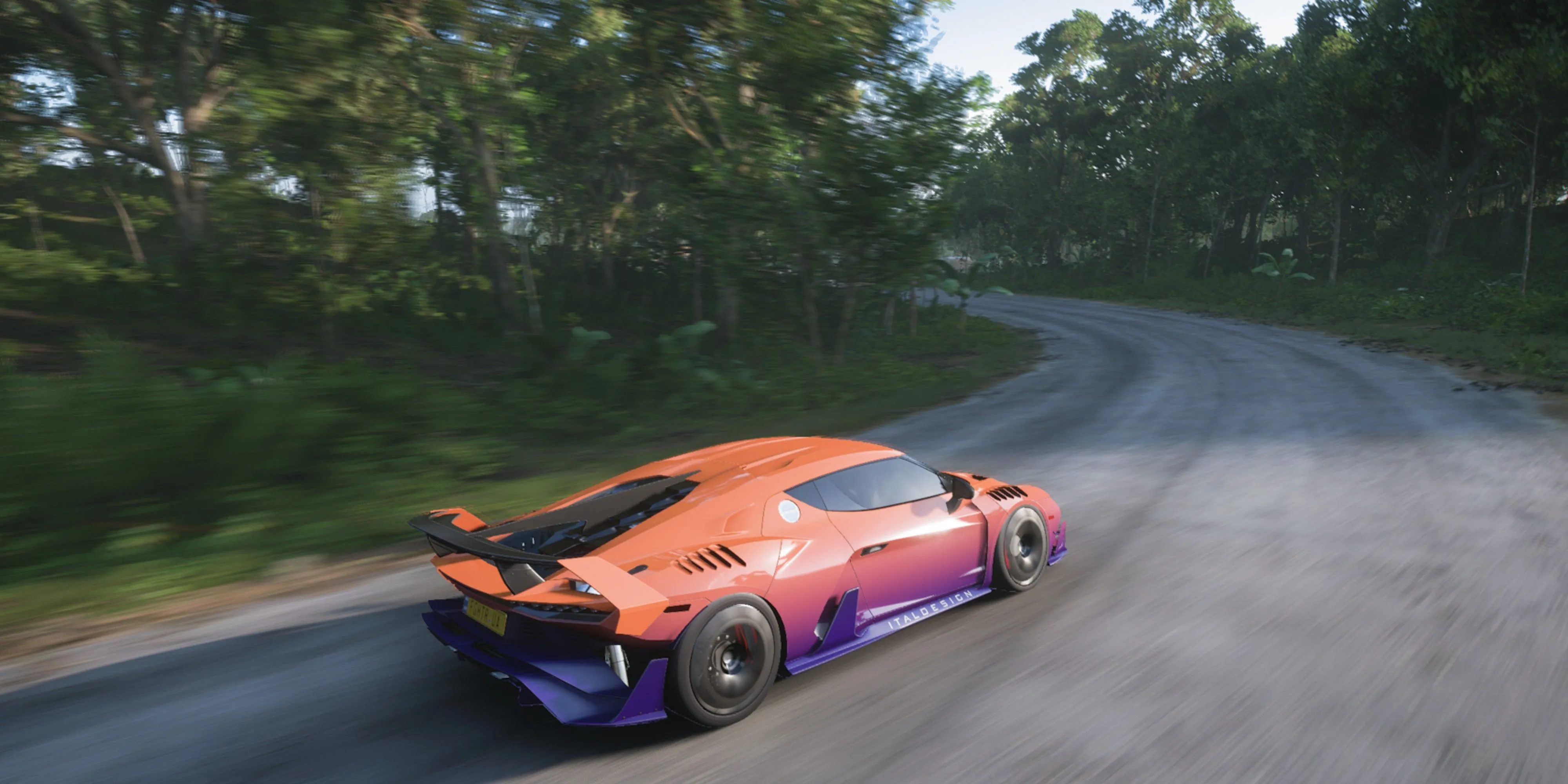 Cận cảnh chiếc siêu xe Italdesign Zerouno trong Forza Horizon 5