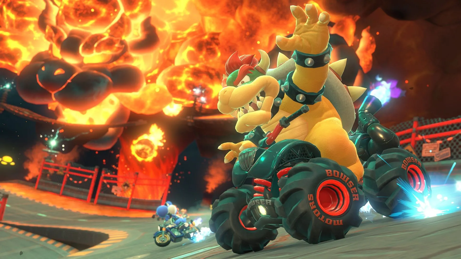 Cận cảnh gameplay Mario Kart World, thể hiện sự lặp lại trong trải nghiệm đua xe