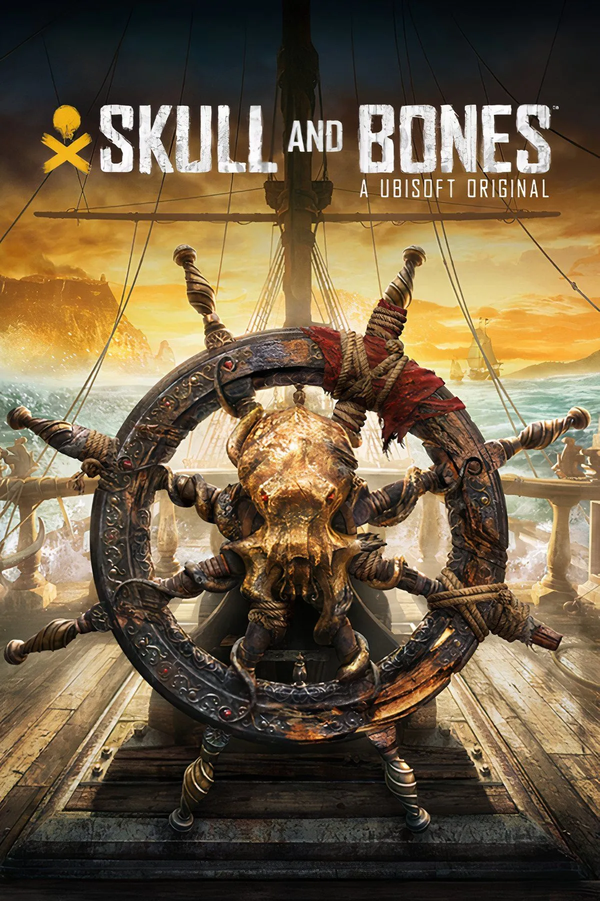 Cảnh chiến đấu hải chiến ấn tượng trong Skull and Bones, một game ban đầu là DLC của Assassin's Creed Black Flag