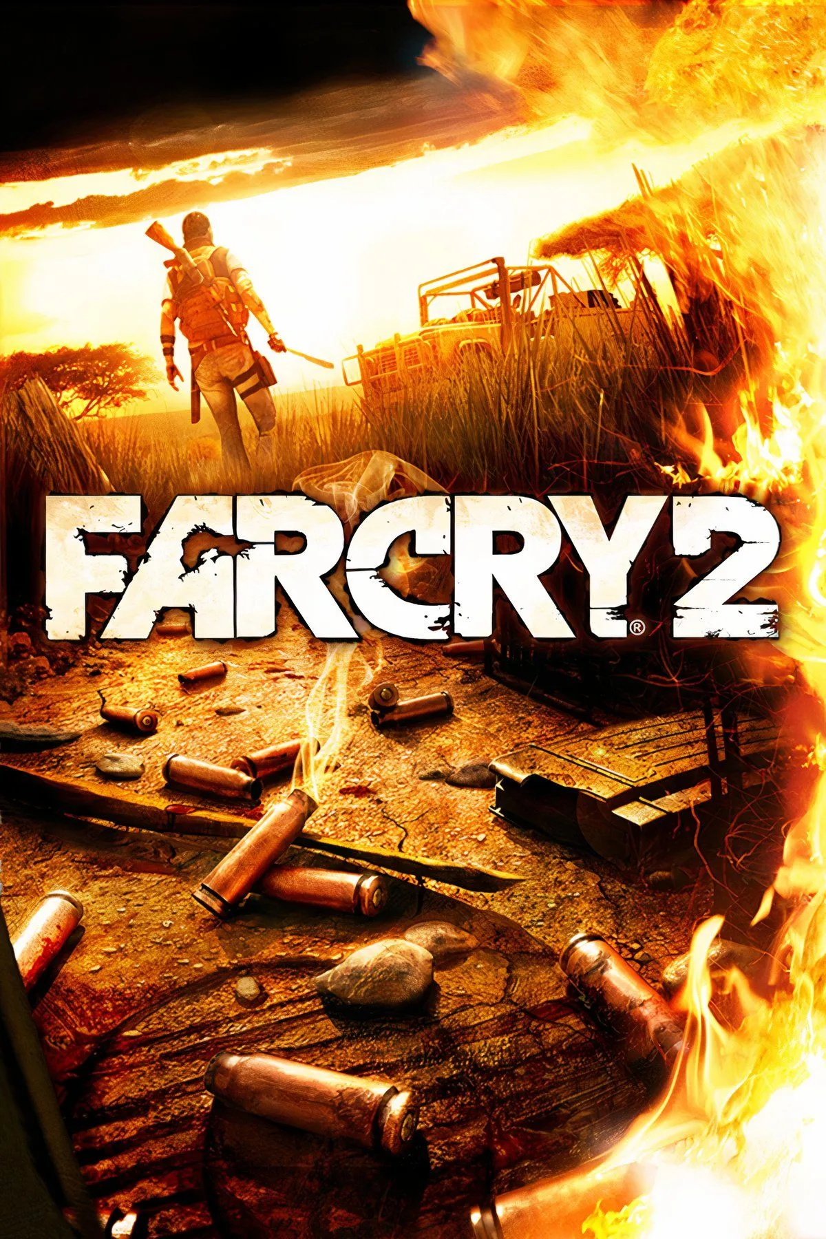 Cảnh chiến đấu tại một trạm gác địch trong Far Cry 2, minh họa vấn đề hồi sinh liên tục
