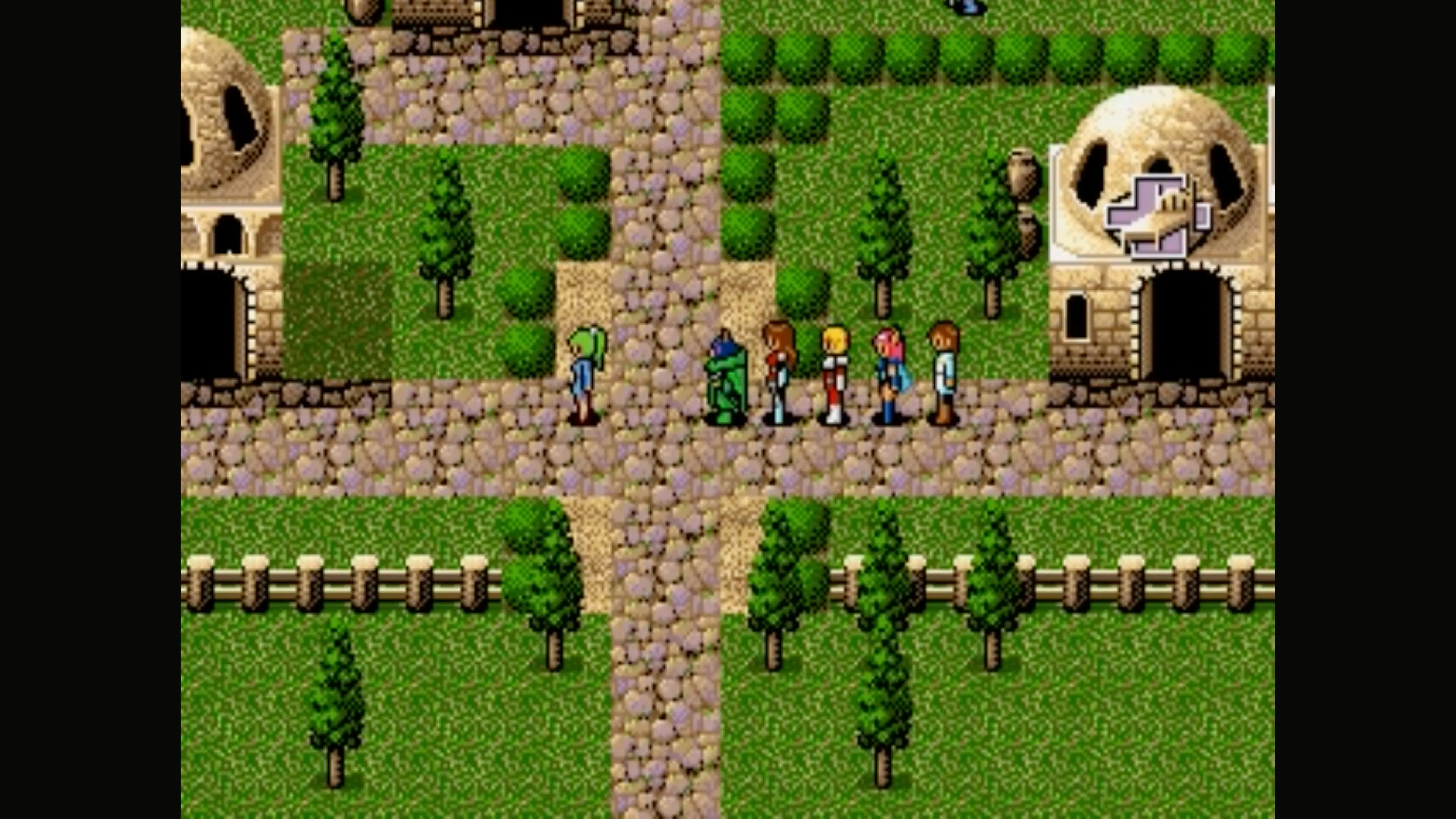 Cảnh chiến đấu trong Phantasy Star IV: The End of the Millennium, thể hiện phong cách nhập vai theo lượt kinh điển