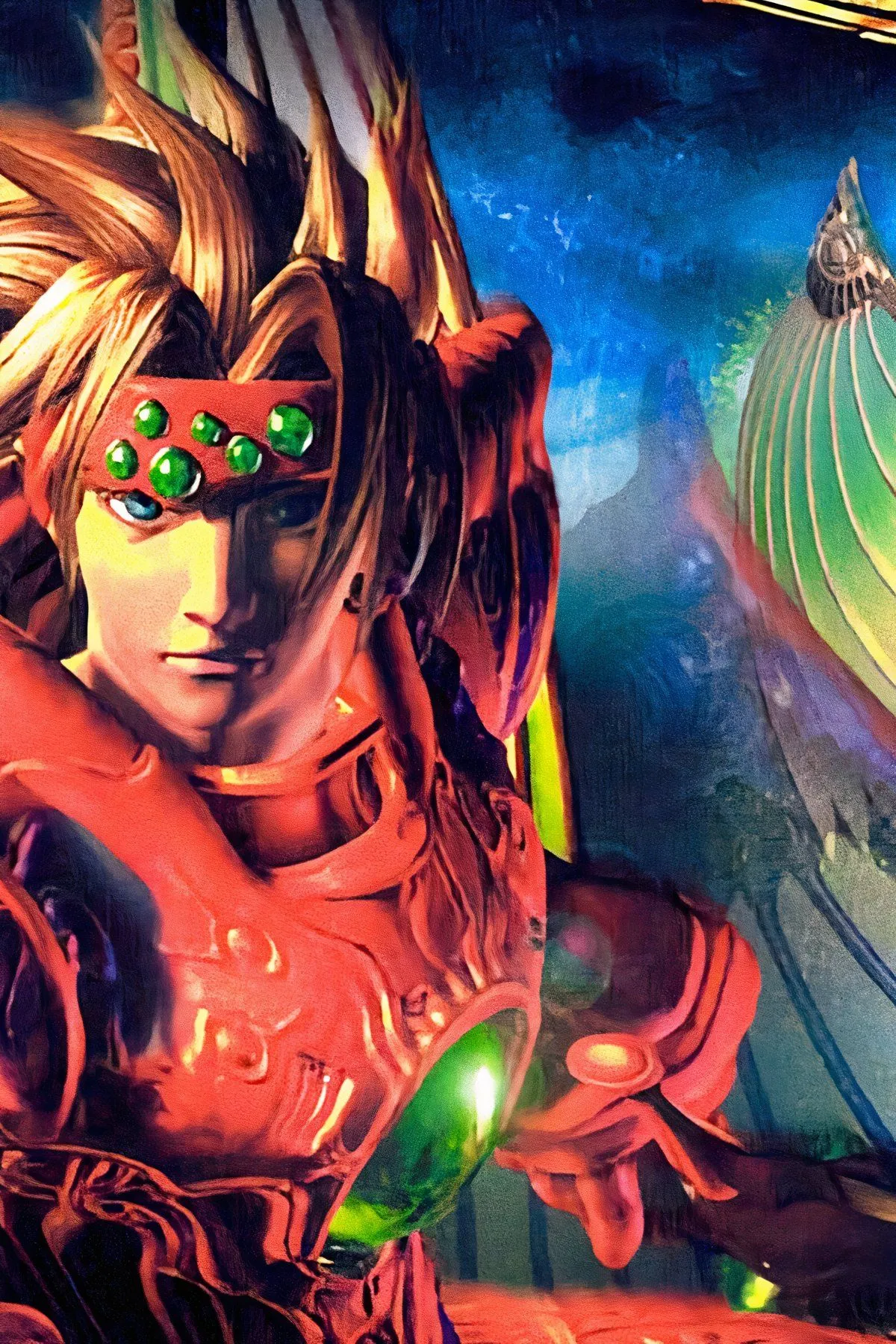 Cảnh chiến đấu từ game The Legend of Dragoon