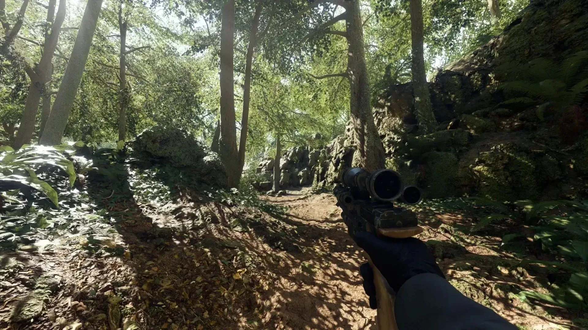 Cảnh gameplay trên hành tinh Endor trong Star Wars Battlefront 2, với môi trường rừng rậm tươi tốt và các công trình của Đế Chế Thiên Hà