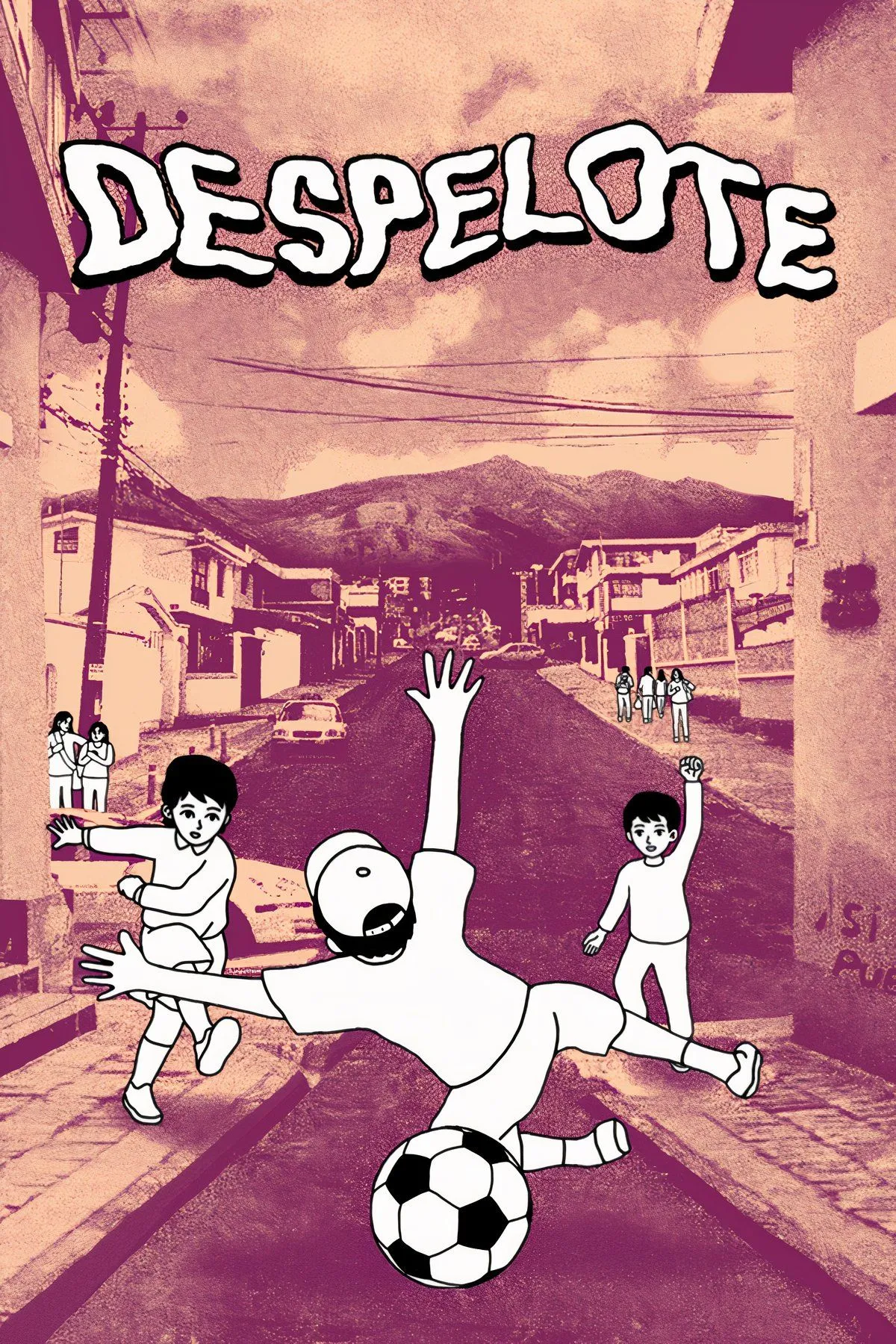 Cảnh một cậu bé đang chơi bóng đá trong game Despelote, thể hiện đồ họa độc đáo của tựa game indie được đánh giá cao.