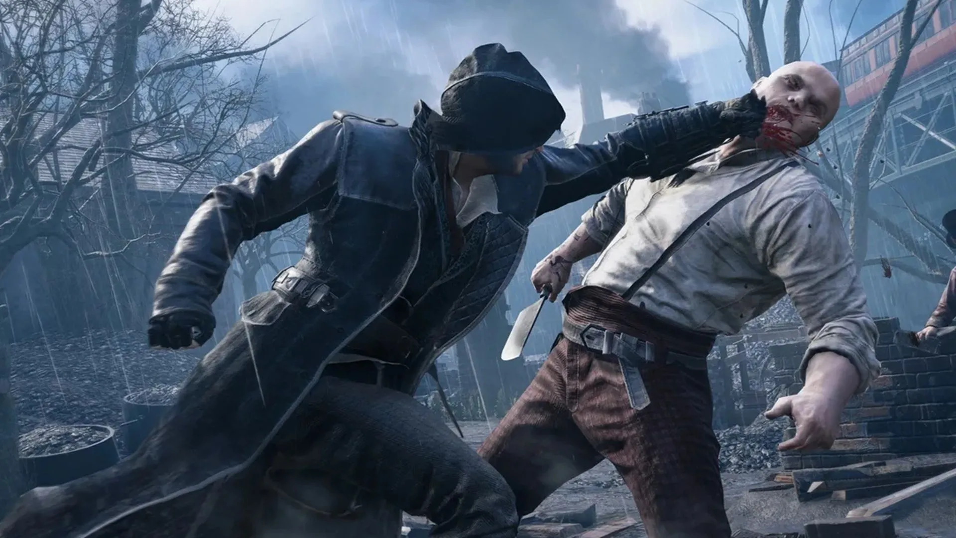 Cảnh quan thành phố châu Âu trong một tựa game Assassin's Creed, biểu tượng cho bối cảnh đô thị rộng lớn và đầy biến động của Thế chiến 2, nơi những quyết định lịch sử được đưa ra.