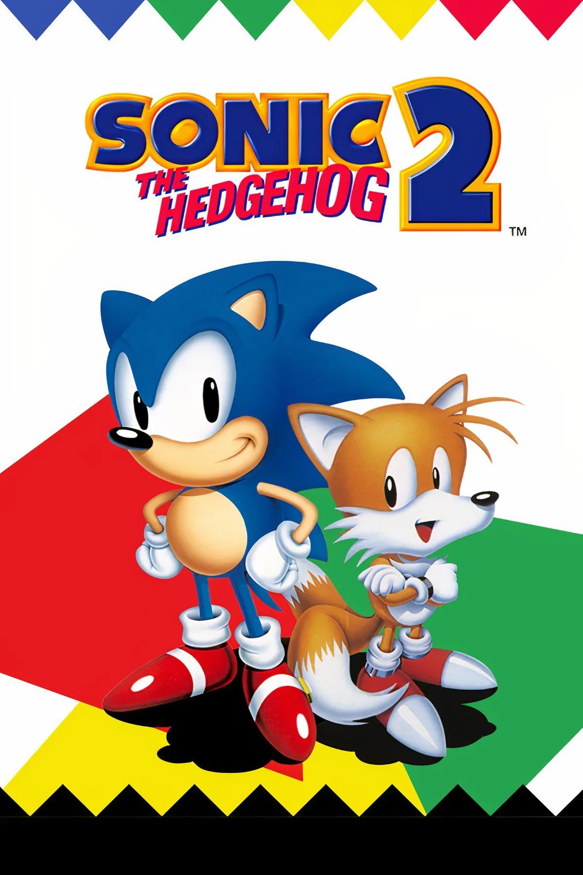 Cảnh Sonic the Hedgehog và Tails đang chạy đua qua một màn chơi tốc độ cao đầy thử thách trong Sonic 2