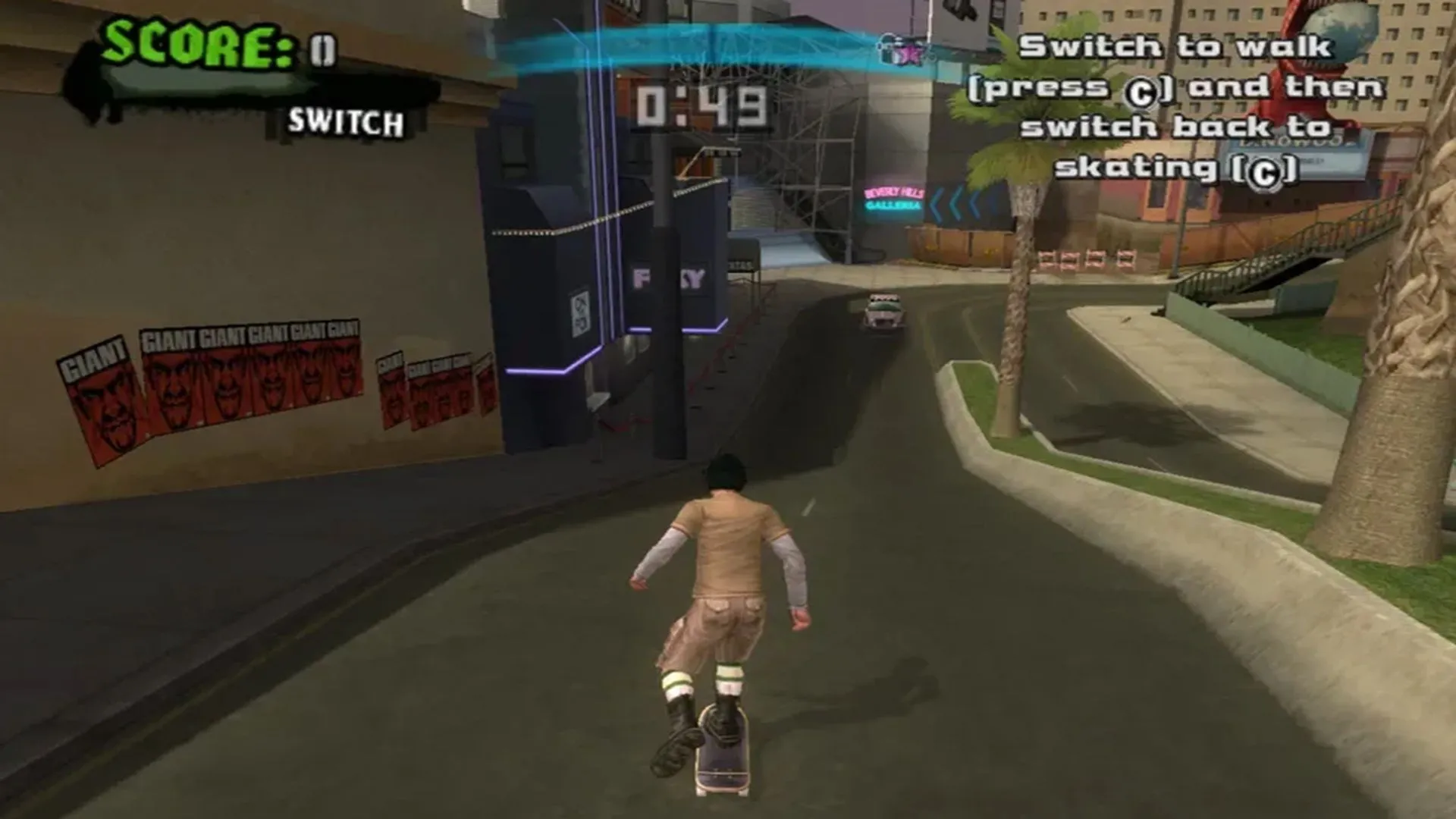 Cảnh trượt ván thế giới mở trong Tony Hawk's American Wasteland, một minh họa cho hướng đi khác của series sau các bản remake.