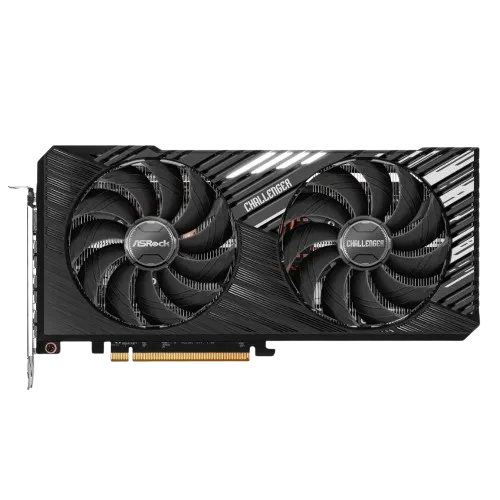 Card đồ họa ASRock Challenger RX 7700 XT OC với thiết kế gọn gàng không RGB