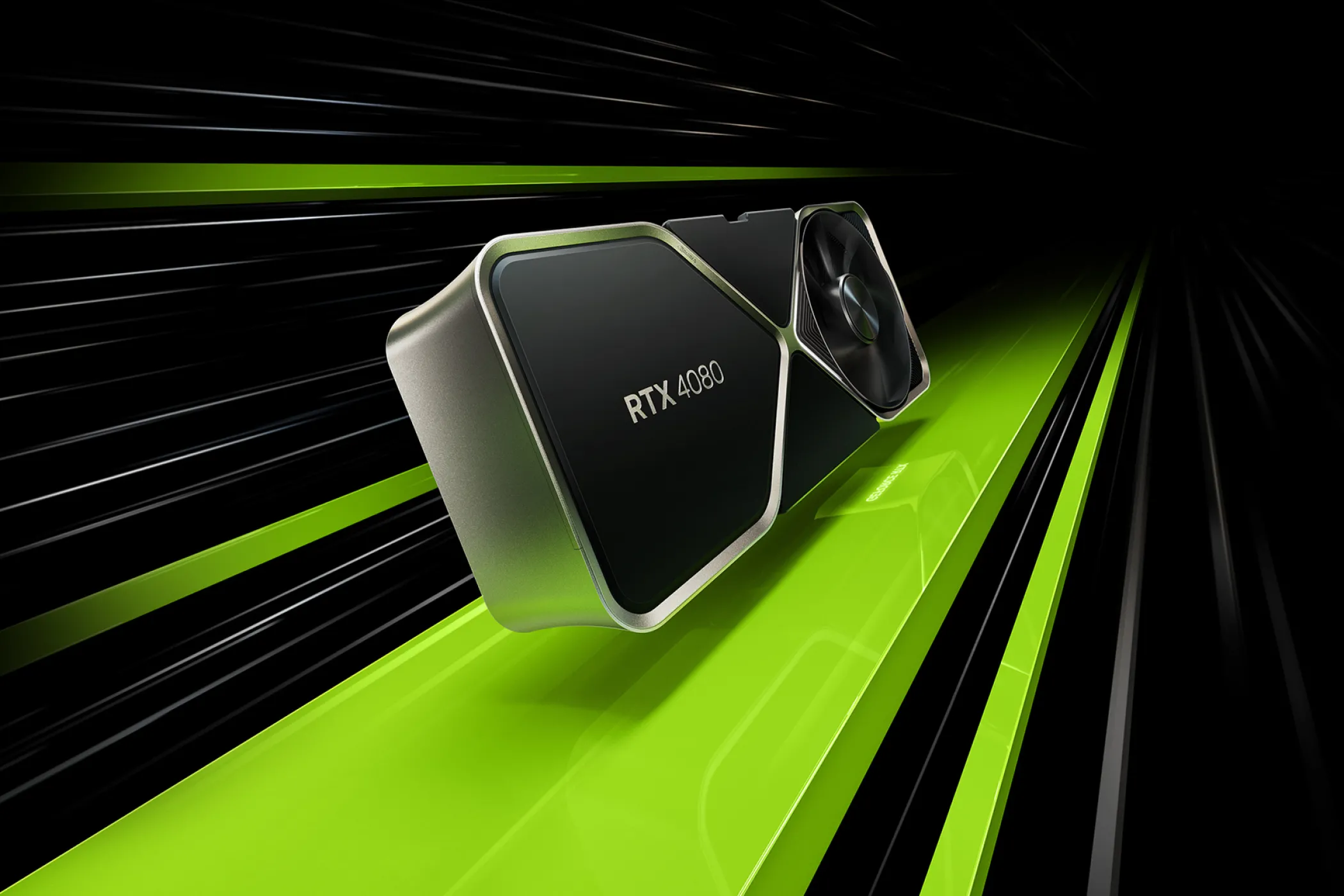 Card đồ họa Nvidia RTX 4080 mạnh mẽ, lý tưởng cho việc dựng hình và render 3D trong Blender.