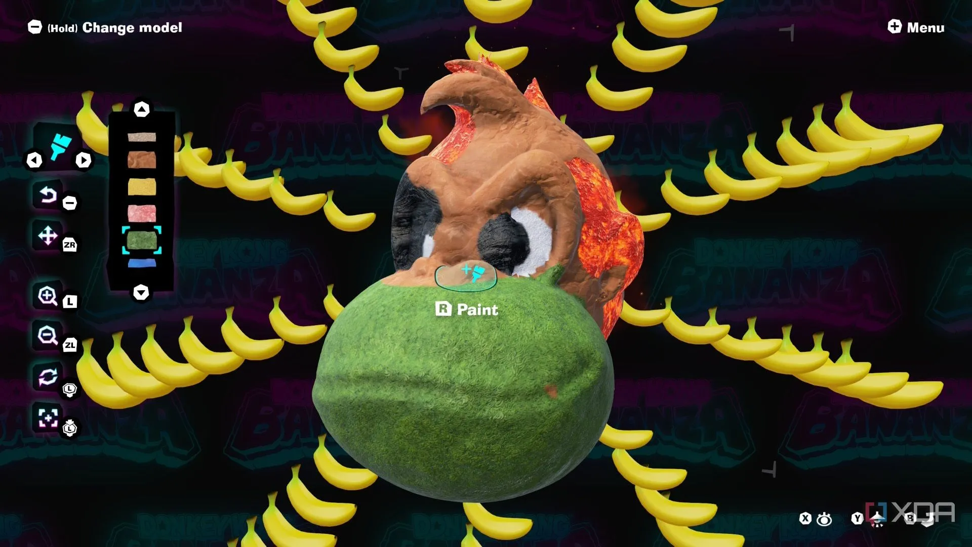 Chế độ Artist Mode trong Donkey Kong Bananza