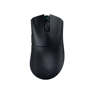 Chuột chơi game không dây Razer Deathadder V3 Hyperspeed màu đen, nổi bật thiết kế công thái học và hiệu suất cao.