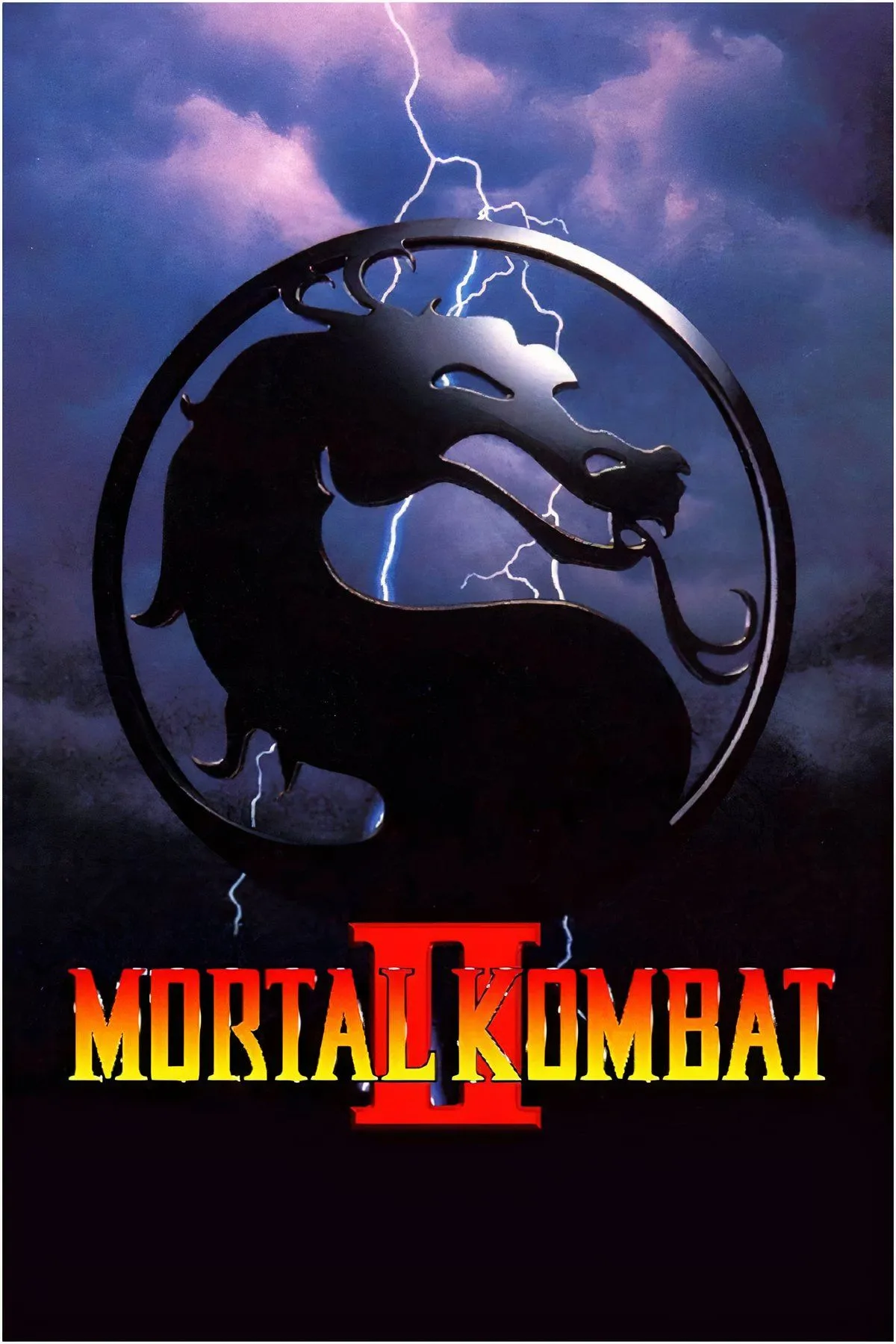 Collage hình ảnh nhân vật và các pha hành động máu lửa trong tựa game đối kháng Mortal Kombat II