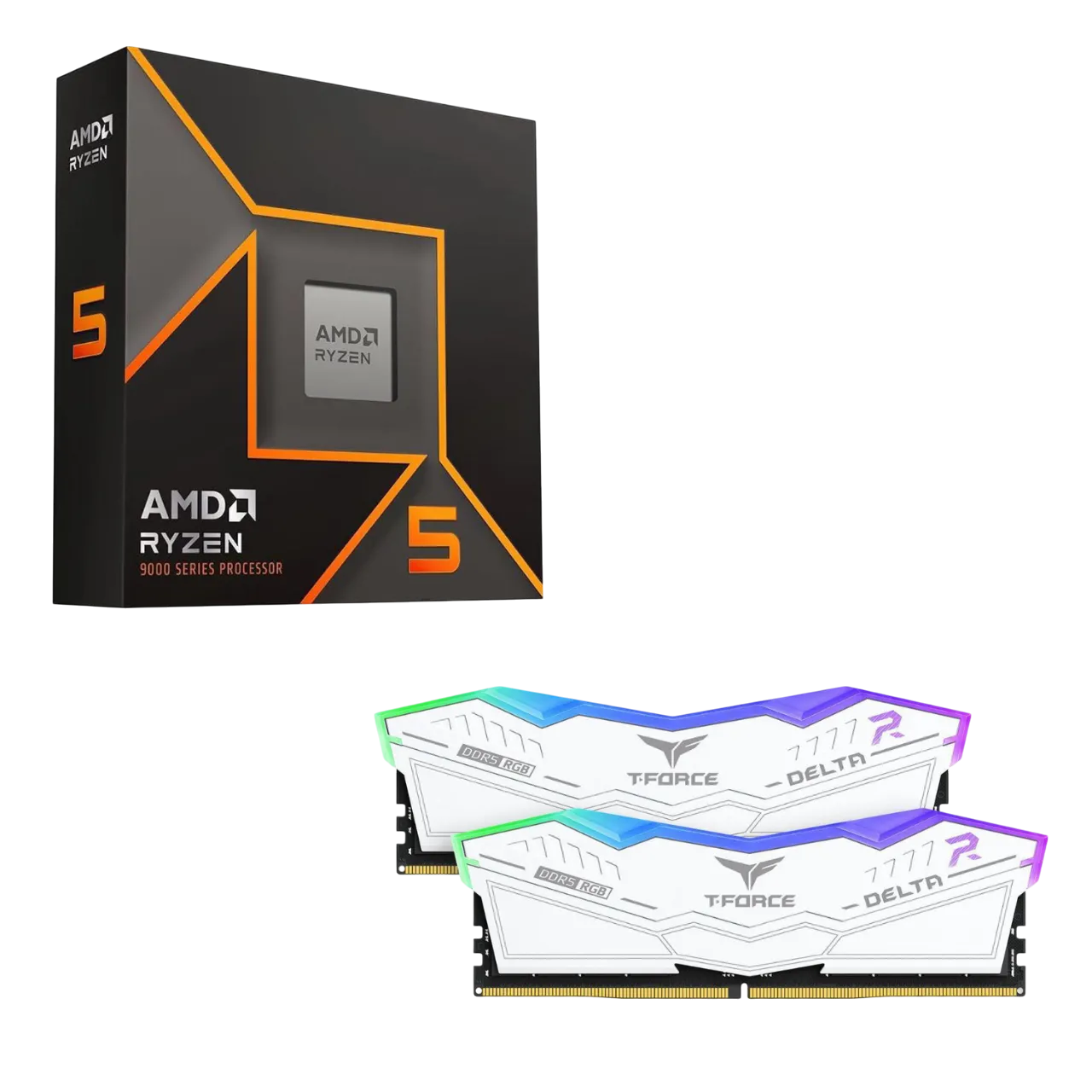 Combo CPU AMD Ryzen 5 9600X và RAM DDR5 hiệu năng cao