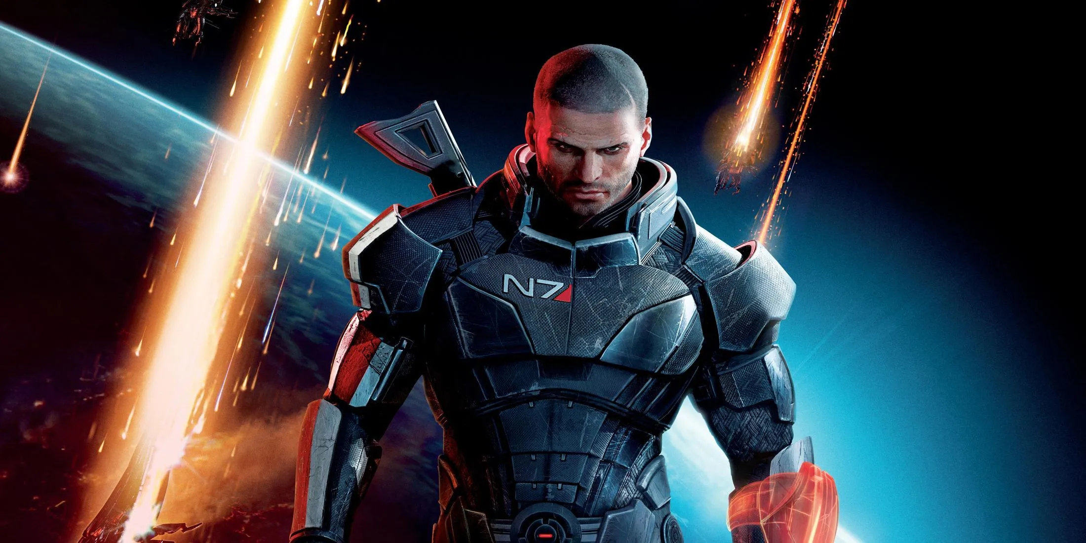 Commander Shepard trong một cảnh của game Mass Effect 3