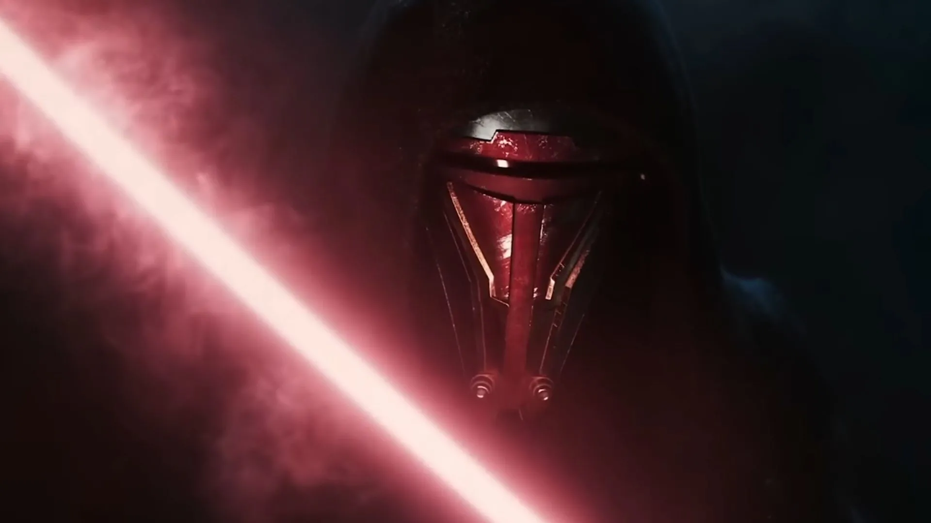 Darth Revan từ trailer Star Wars Knights of the Old Republic Remake, biểu tượng của các cuộc xung đột Jedi và Sith