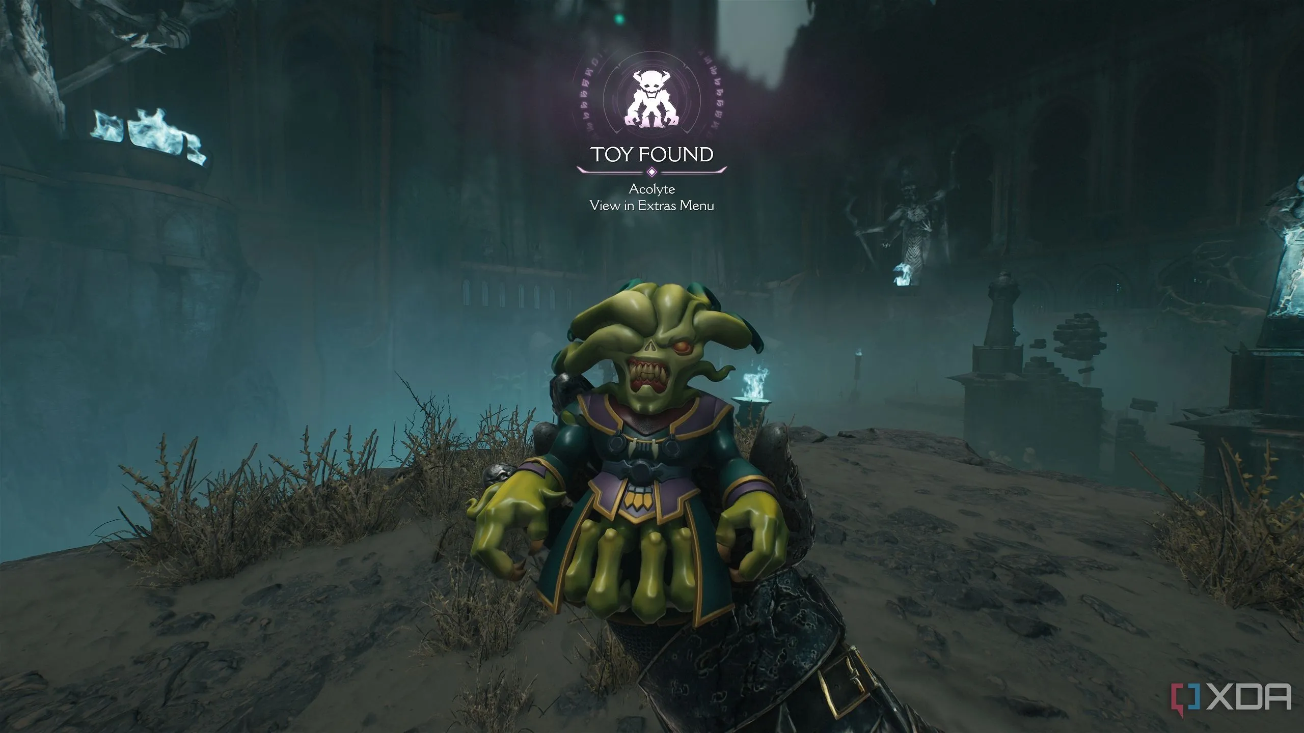 Đồ chơi sưu tầm Acolyte trong Chương 19 Doom: The Dark Ages.