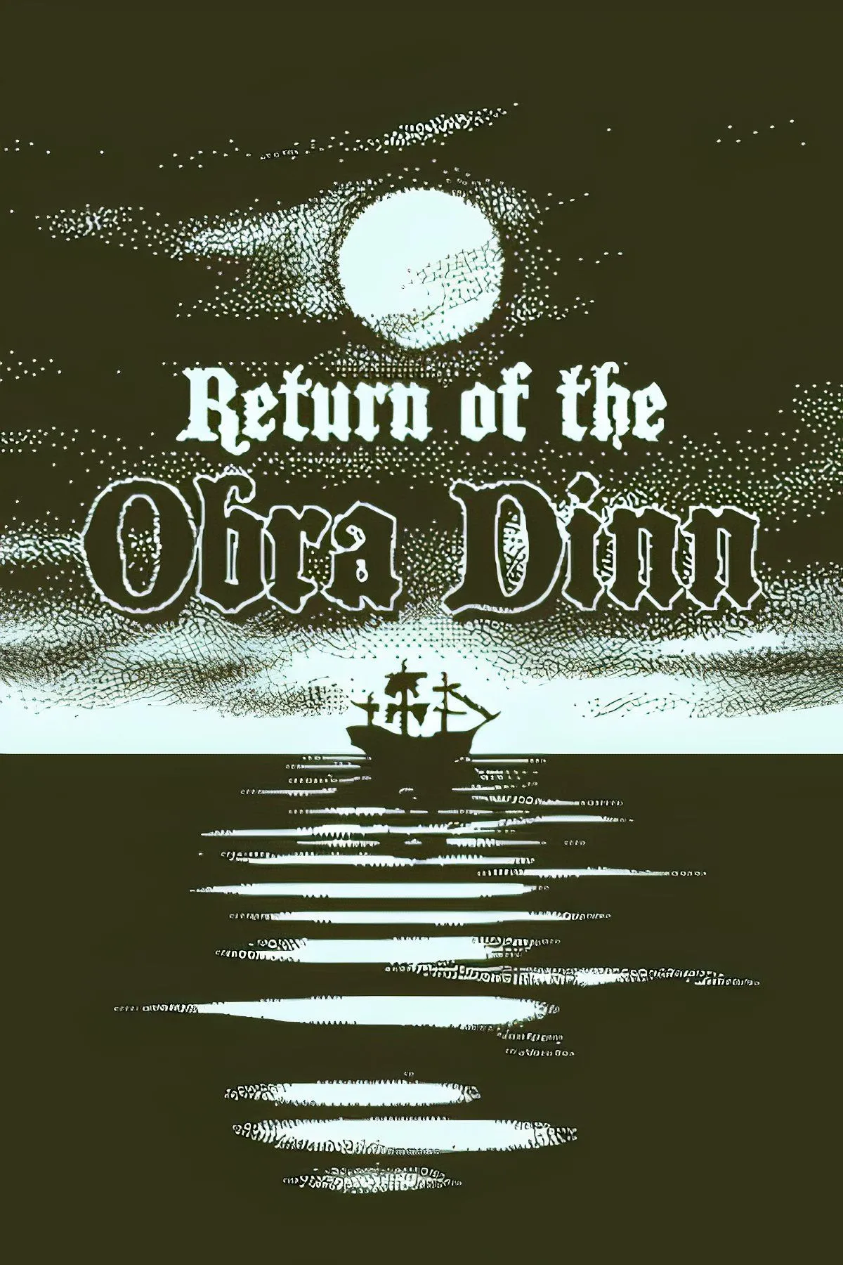 Đồ họa đơn sắc độc đáo của Return of the Obra Dinn, tạo không khí bí ẩn cho câu chuyện điều tra tàu ma.