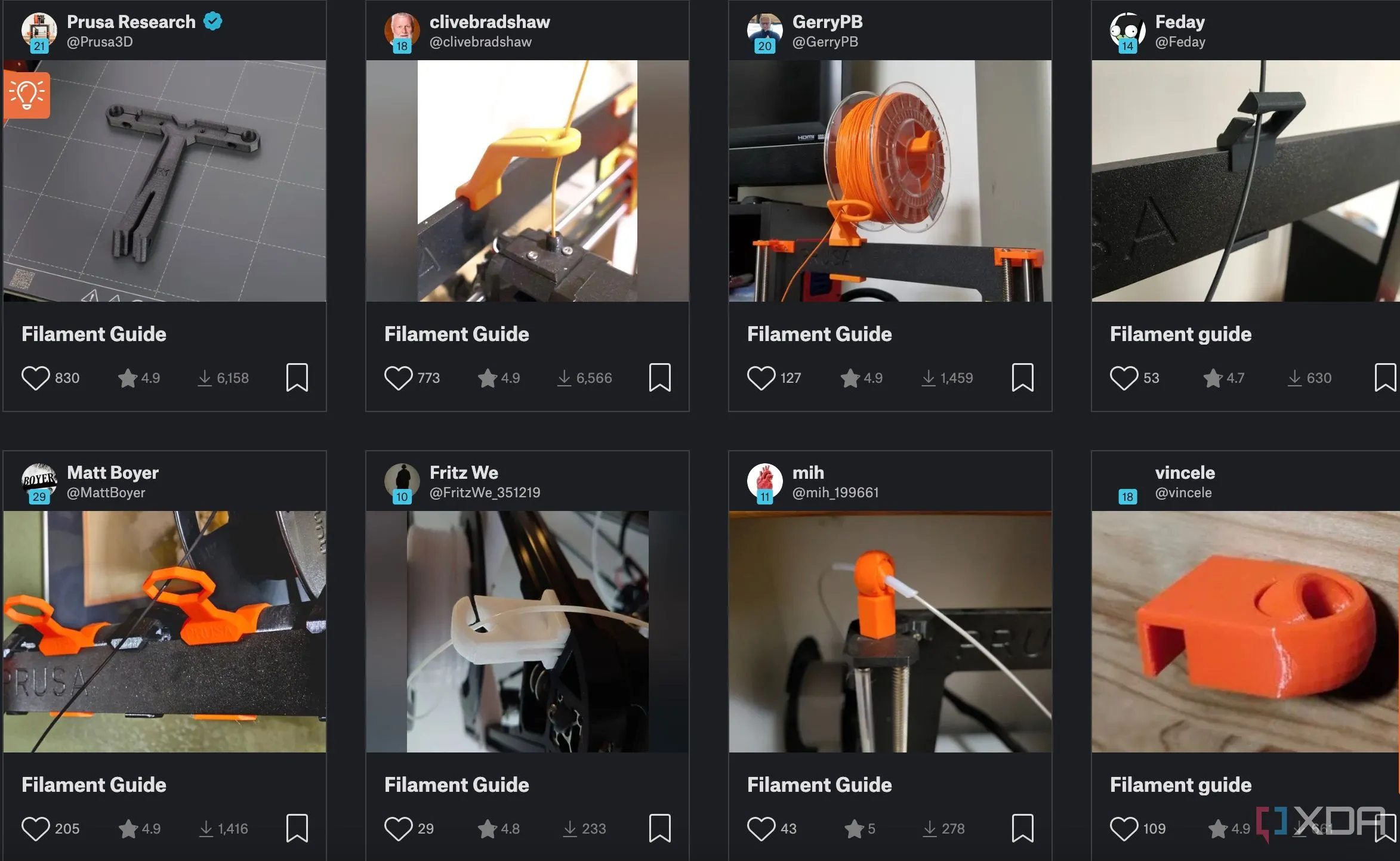Dụng cụ dẫn filament máy in 3D