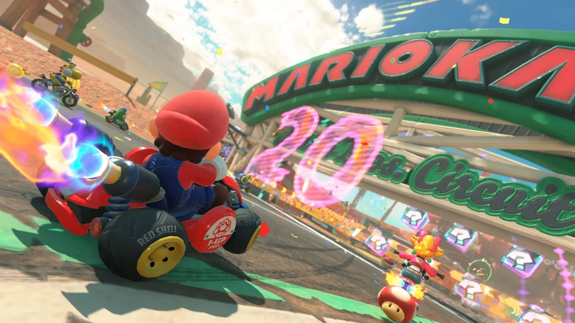 Đường đua băng giá và cảnh quan mùa đông trong Star Cup của Mario Kart World