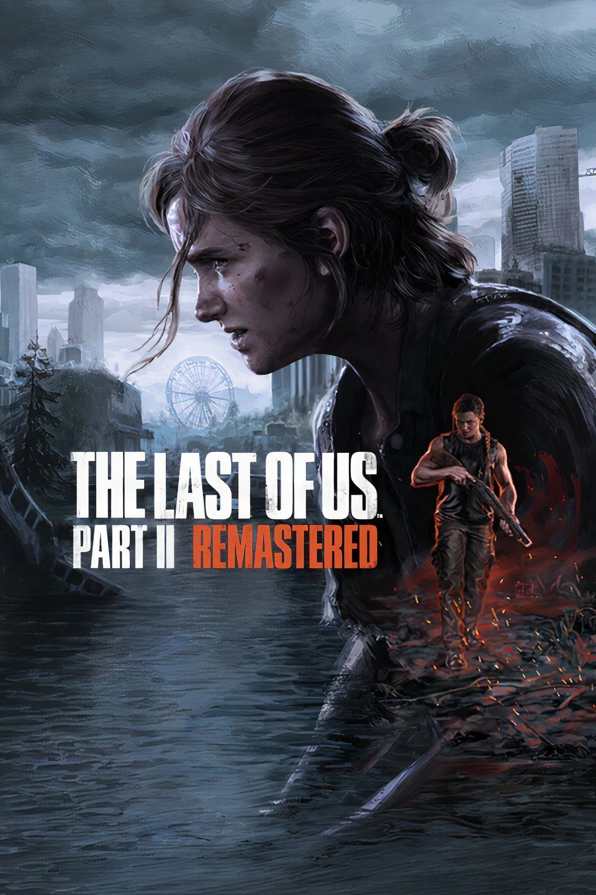 Ellie và Abby trong The Last of Us Part II cùng biểu tượng bướm đêm của Ellie, minh họa sự phức tạp của cốt truyện
