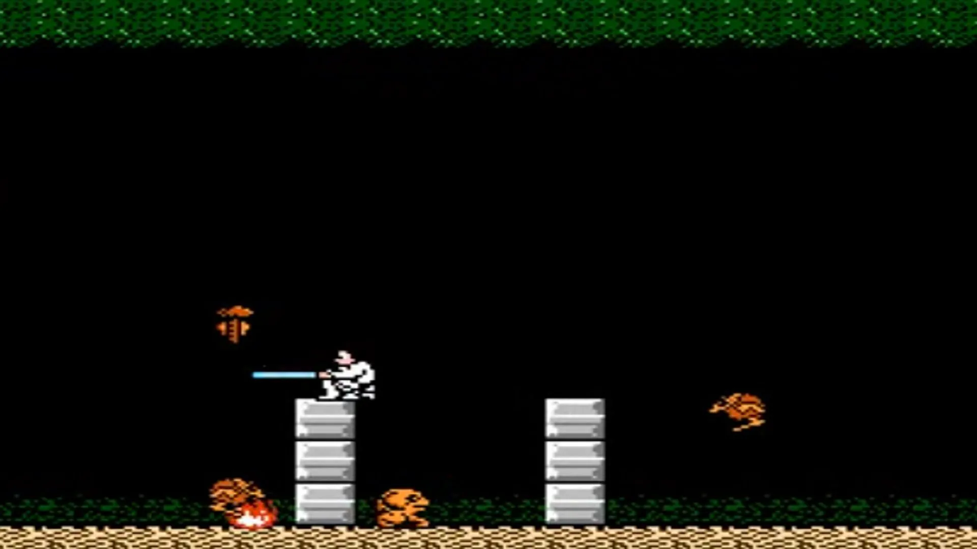Gameplay từ Star Wars trên NES thể hiện giới hạn của thể loại platformer 2D
