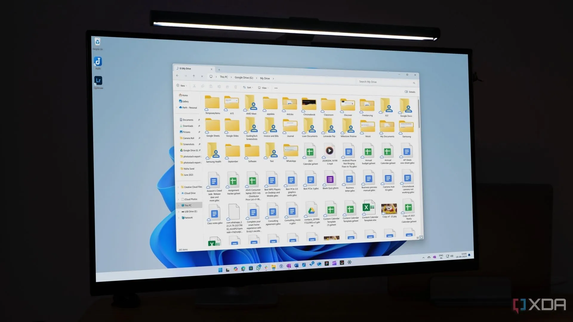 Giao diện Google Drive hiển thị trên hệ điều hành Windows, minh họa khả năng đồng bộ dữ liệu