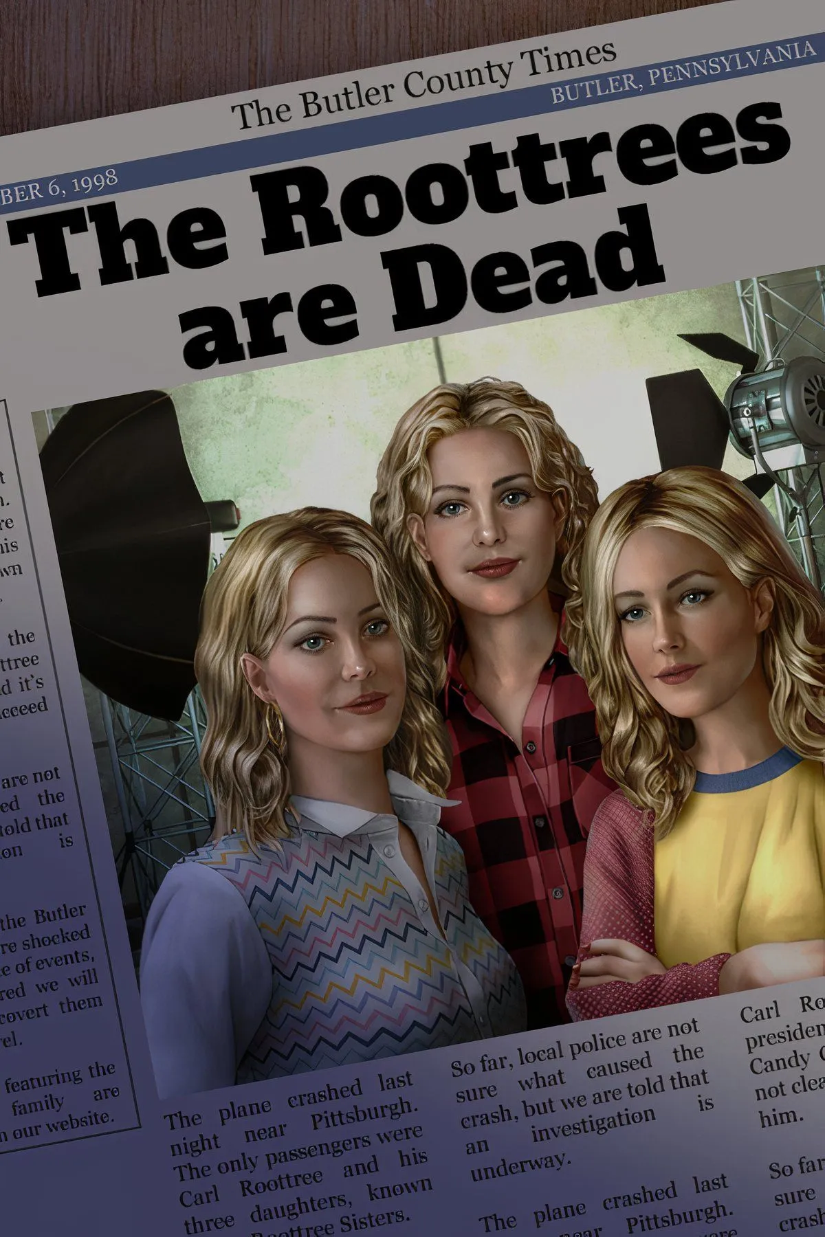 Giao diện máy tính với công cụ tìm kiếm và các trang web cũ trong The Roottrees Are Dead