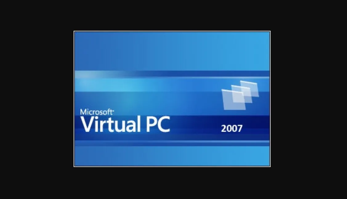 Giao diện Microsoft Virtual PC hiển thị máy ảo đang chạy hệ điều hành Windows