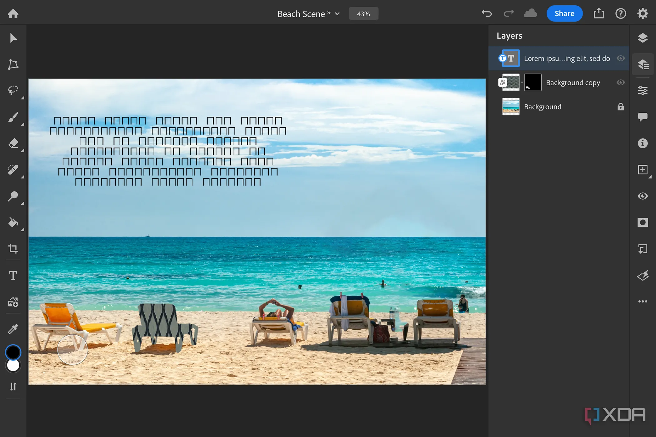 Giao diện Photoshop cho iPad - Ứng dụng chỉnh sửa ảnh của Adobe