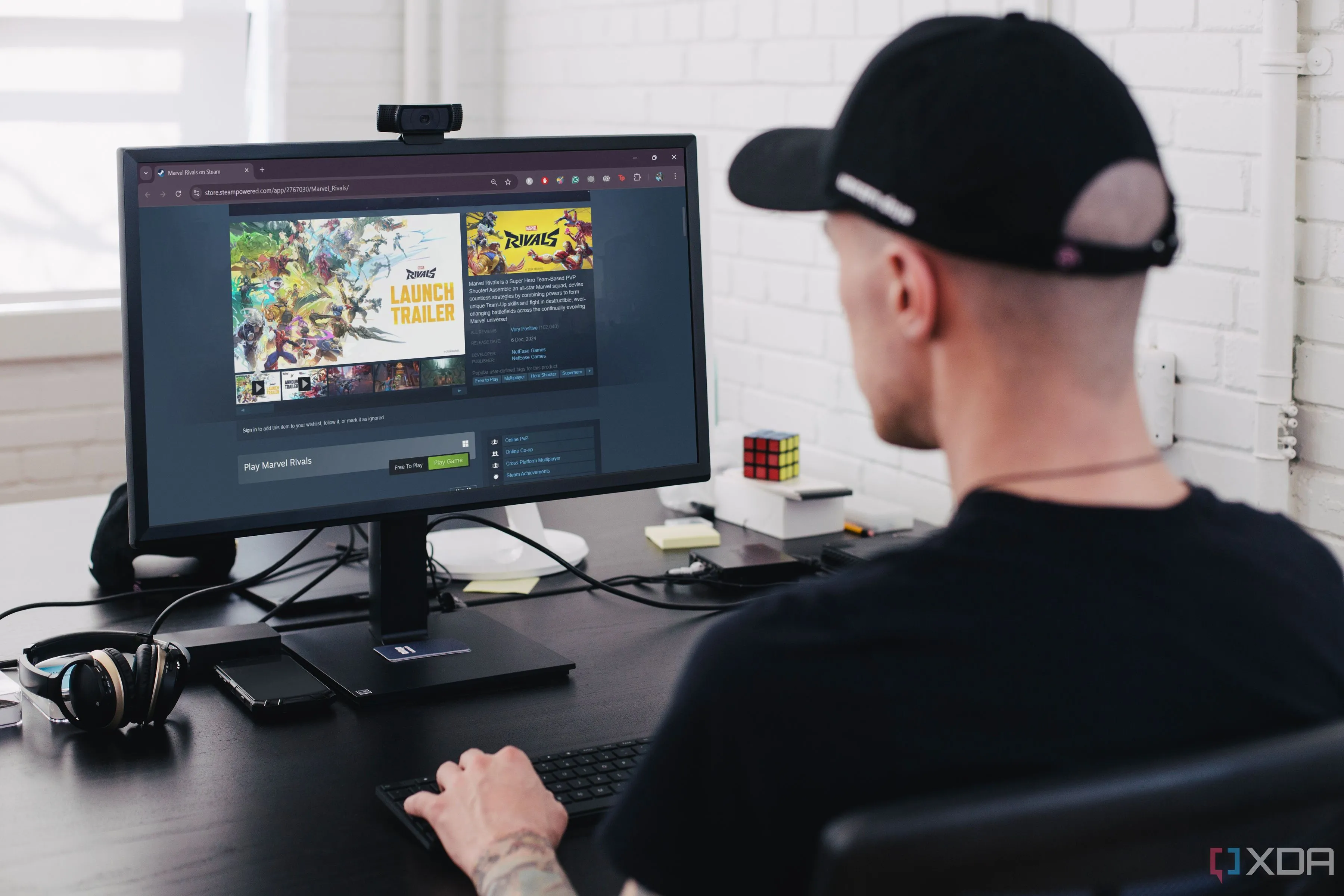 Giao diện tải game PC trên Steam, biểu tượng cho các tựa game miễn phí hấp dẫn