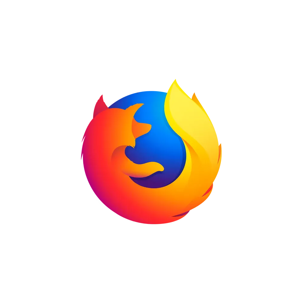 Giao diện trình duyệt Firefox với các biểu tượng tính năng