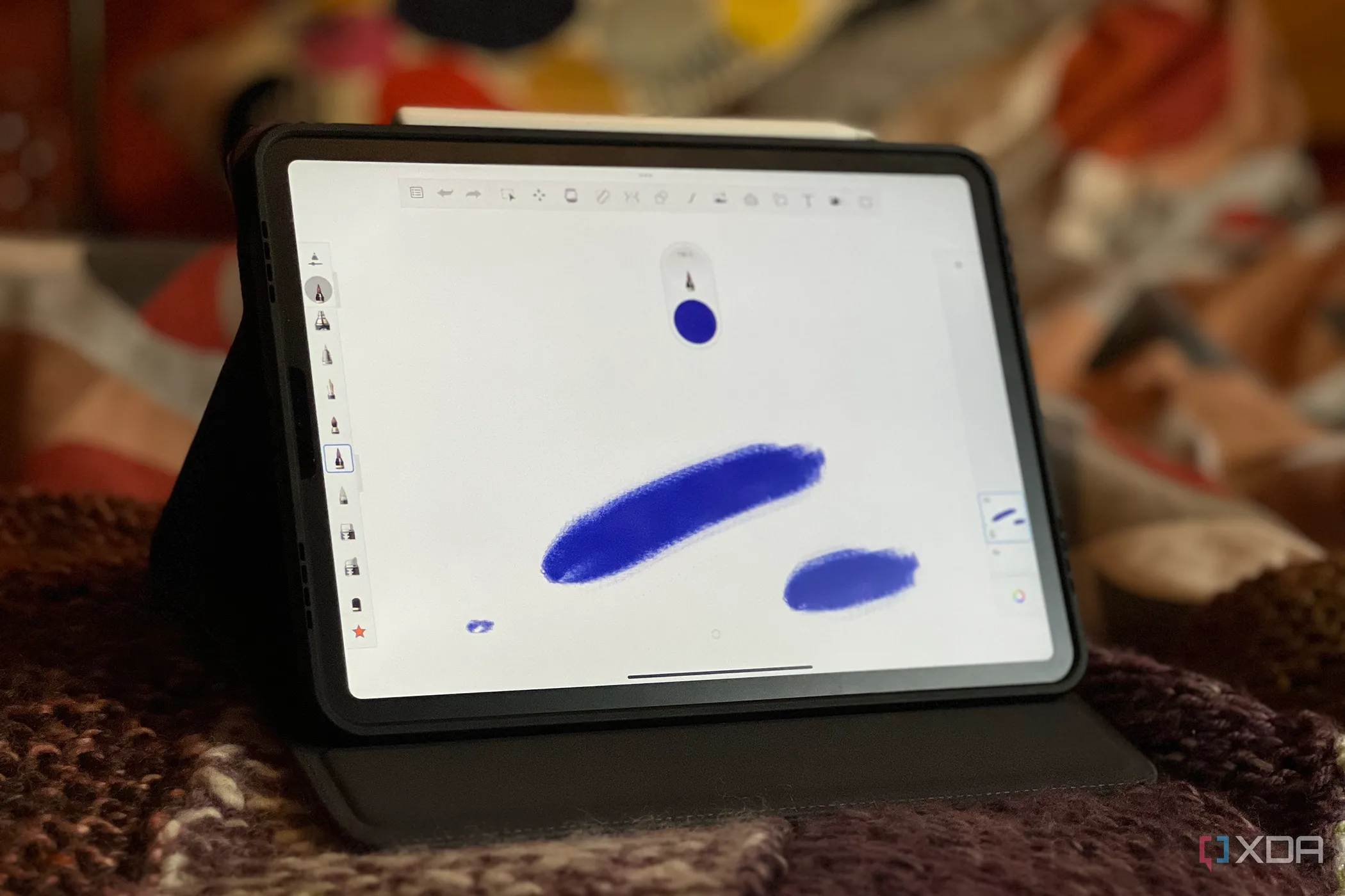 Giao diện ứng dụng Sketchbook của Autodesk trên iPad - Phần mềm vẽ miễn phí