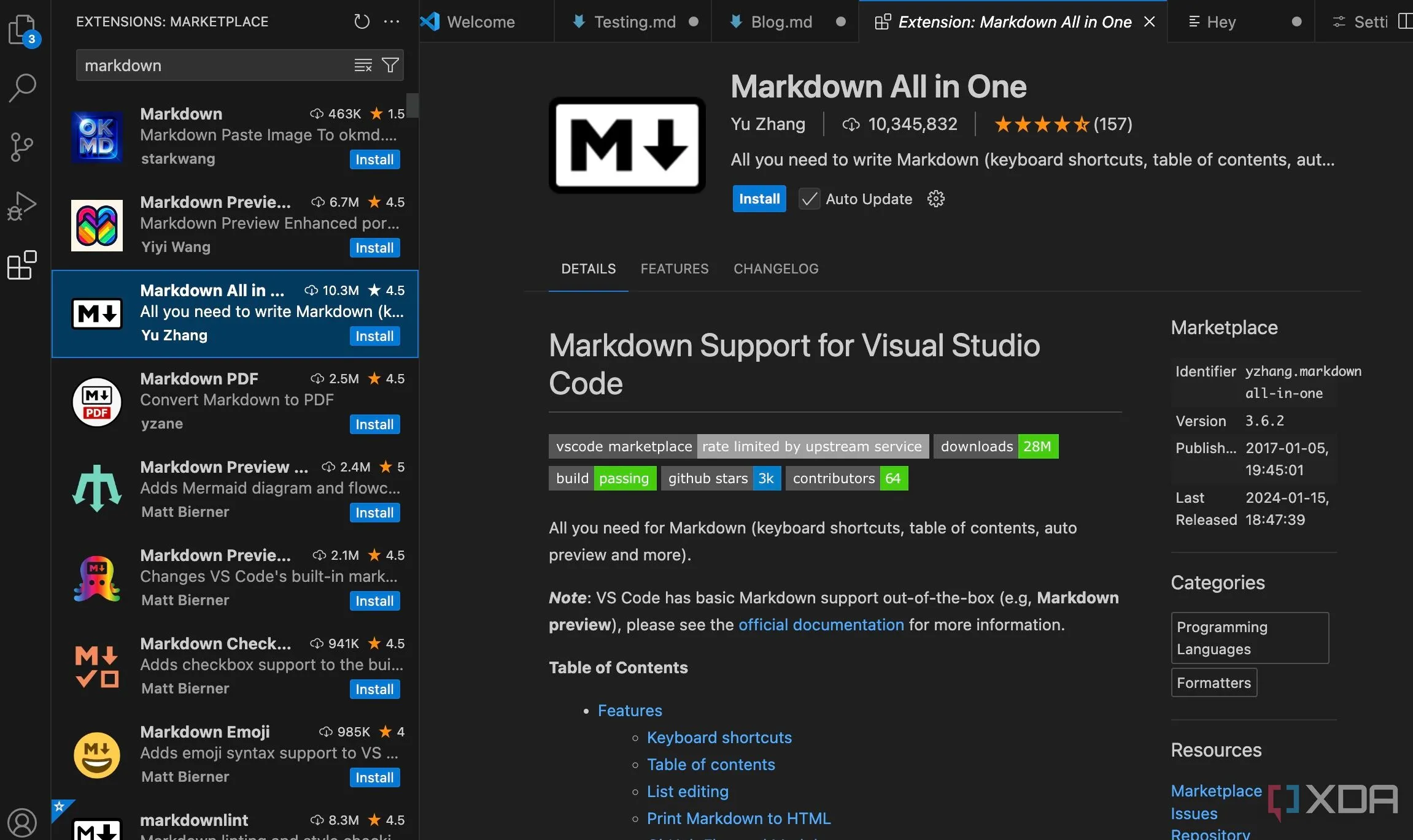 Giao diện Visual Studio Code với tiện ích mở rộng WSL giúp phát triển mã Linux trên Windows