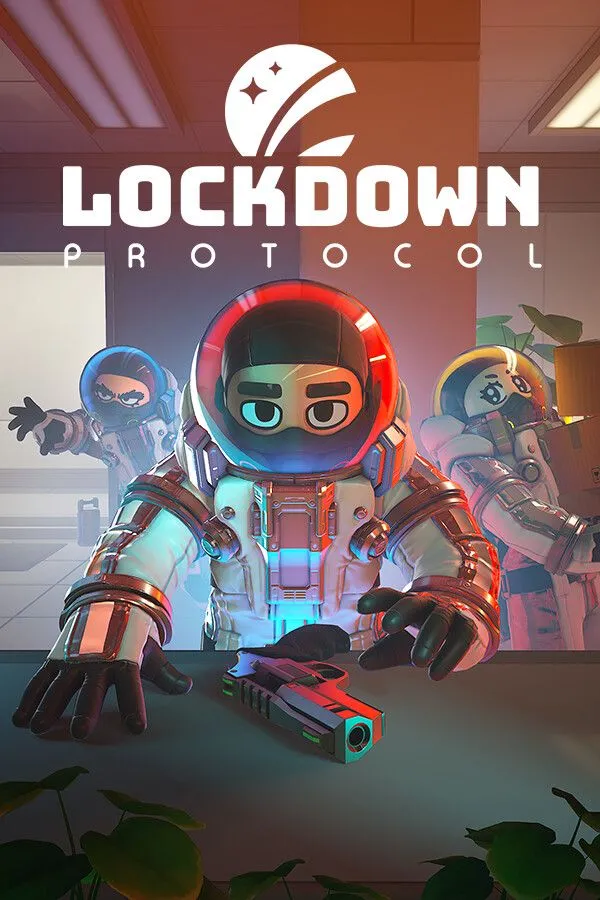 Góc nhìn thứ nhất trong game Lockdown Protocol, một người chơi đang đối mặt với nguy hiểm, thể hiện lối chơi suy luận xã hội đầy căng thẳng.