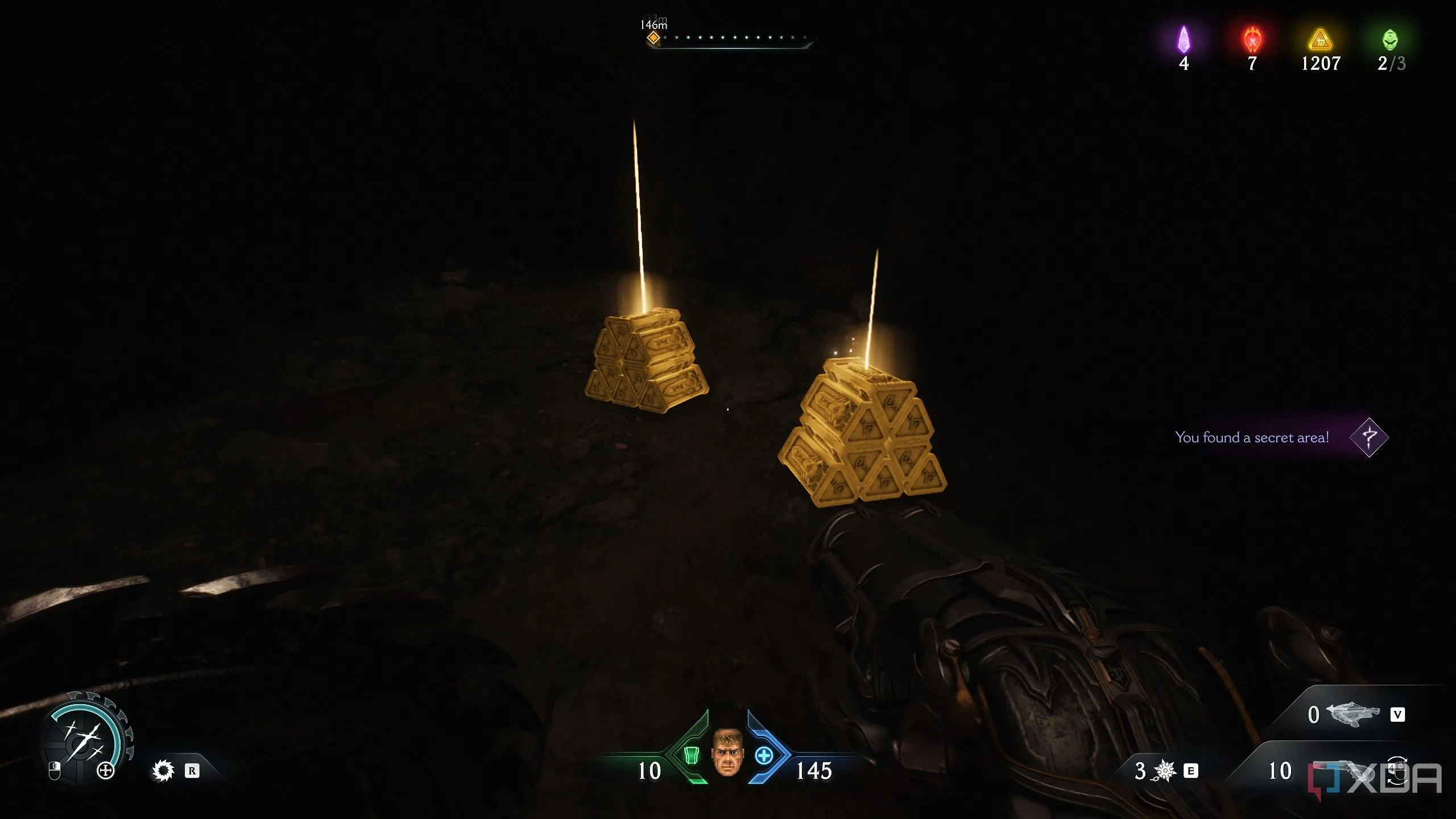 Hai chồng vàng trong Khu Vực Bí Mật 2 của Chapter 20 Doom The Dark Ages.