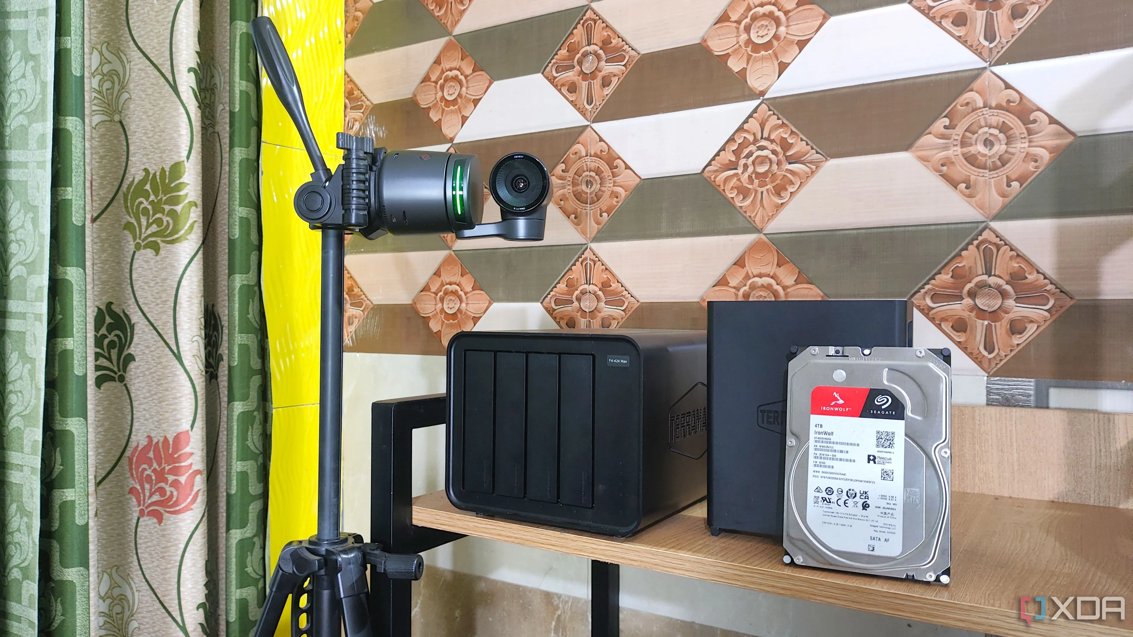 Hệ thống camera giám sát kết nối với NAS TerraMaster, tích hợp NVR tự host