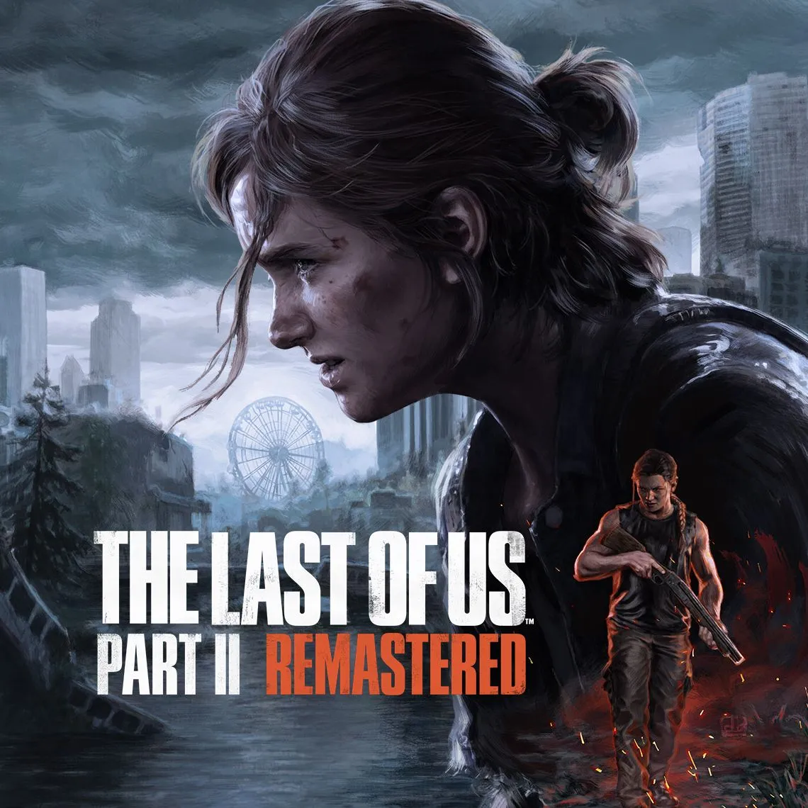 Hình ảnh bìa game The Last of Us Part II Remastered, phiên bản nâng cấp cho PlayStation 5 và PC.