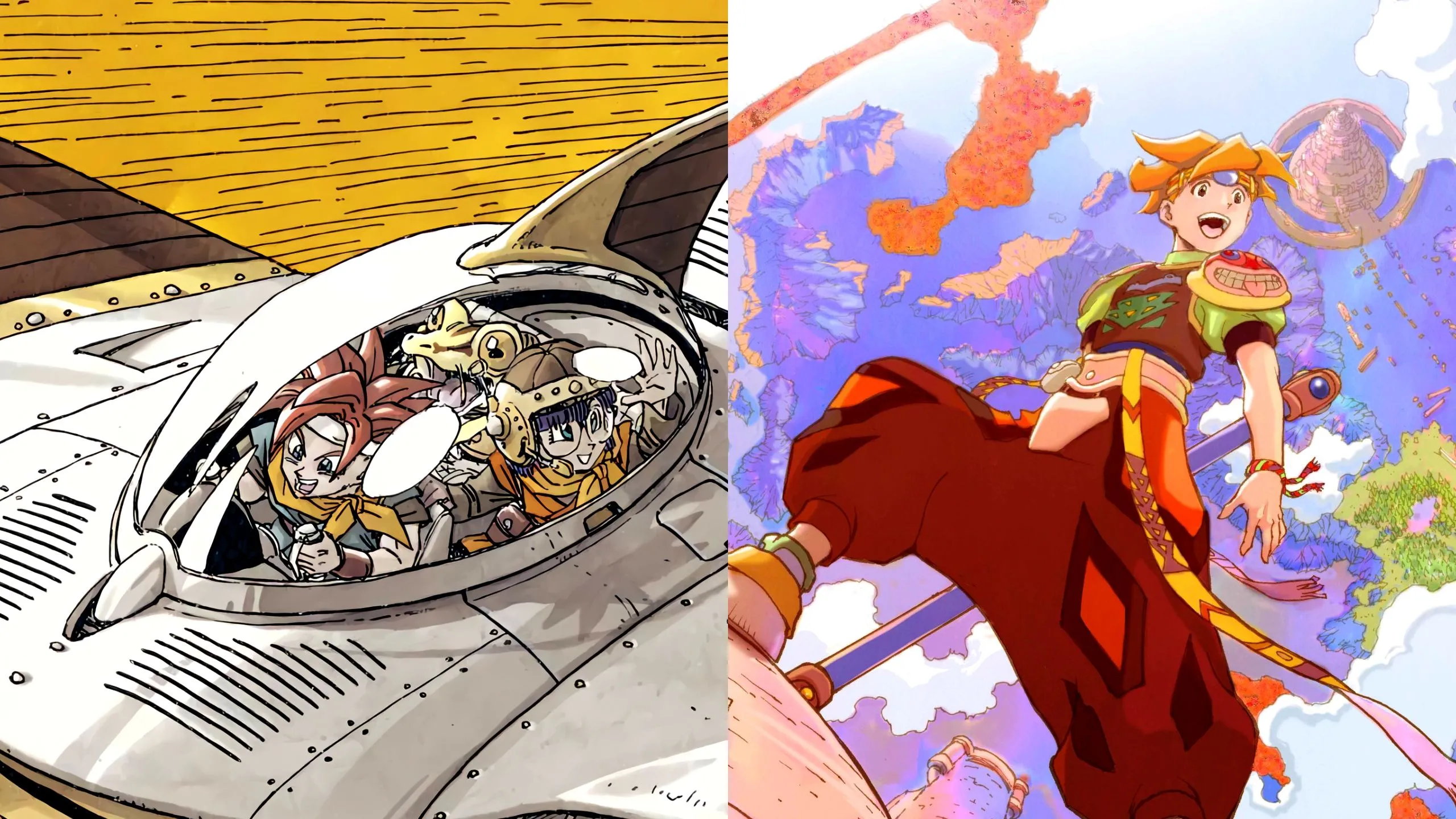 Hình ảnh các tựa game nhập vai 16-bit kinh điển trên hệ máy SNES, bao gồm Chrono Trigger và Terranigma, thể hiện sự phát triển của thể loại RPG.
