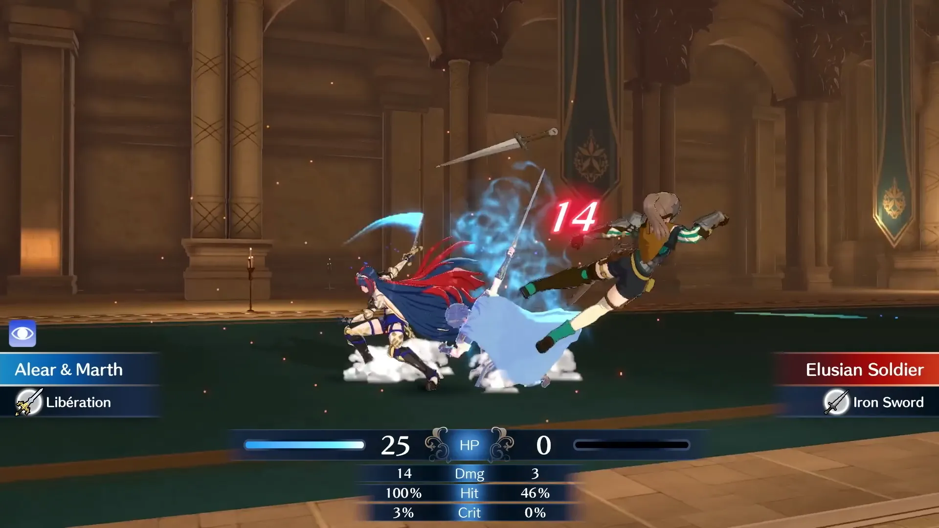 Hình ảnh chiến đấu trong Fire Emblem Engage, minh họa hậu quả của cơ chế permadeath và tầm quan trọng của chiến thuật