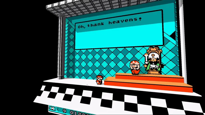 Hình ảnh giới thiệu 3DSEN, một giả lập độc đáo cho phép chơi game NES cổ điển với hiệu ứng 3D