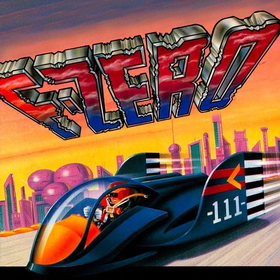 Hình ảnh hộp game F-Zero cho hệ máy SNES.
