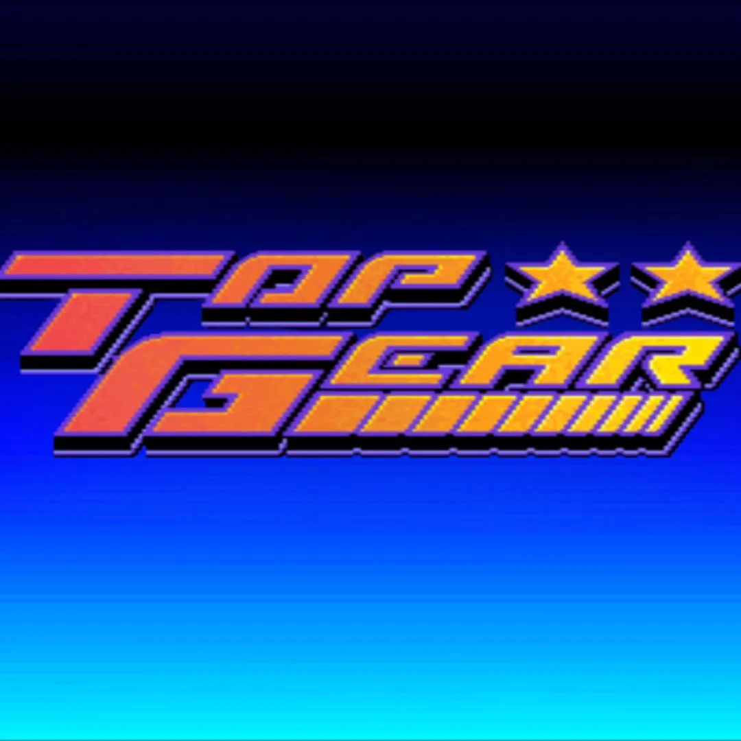 Hình ảnh hộp game Top Gear cho hệ máy SNES.
