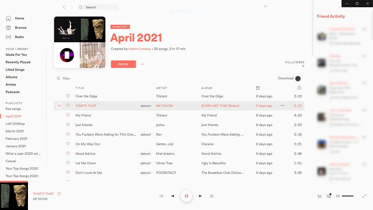 Hình ảnh minh họa quá trình cài đặt Spicetify với giao diện theme sáng