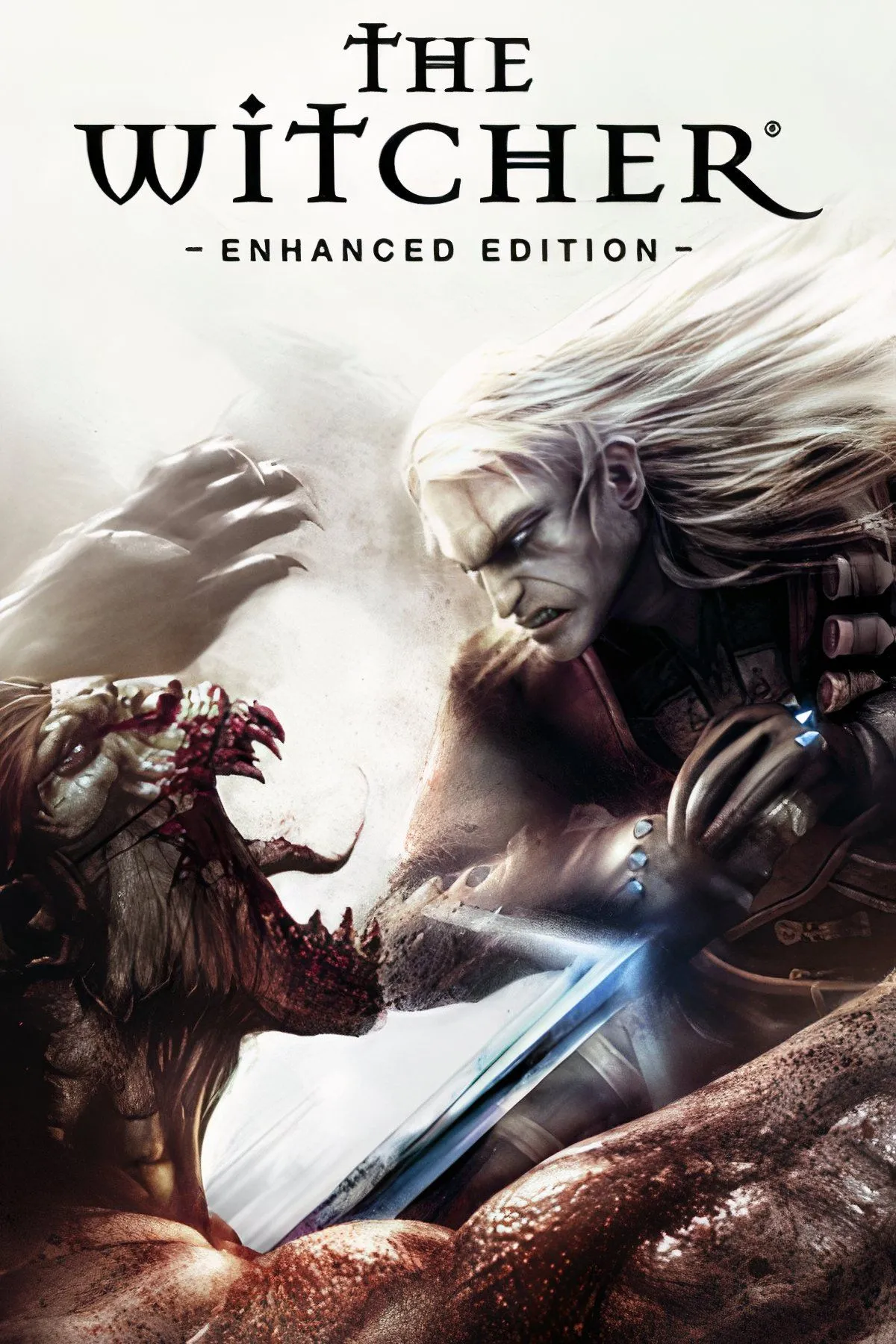 Hình ảnh nhân vật Geralt trong game The Witcher 1, phiên bản PC gốc