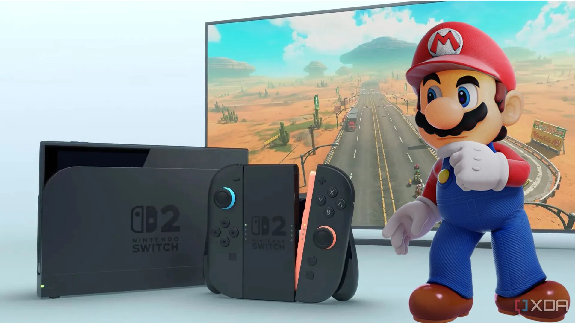Hình ảnh Nintendo Switch 2 và Mario, báo hiệu kỷ nguyên console mới sắp đến khi Switch 1 sắp chia tay các tựa game cuối cùng