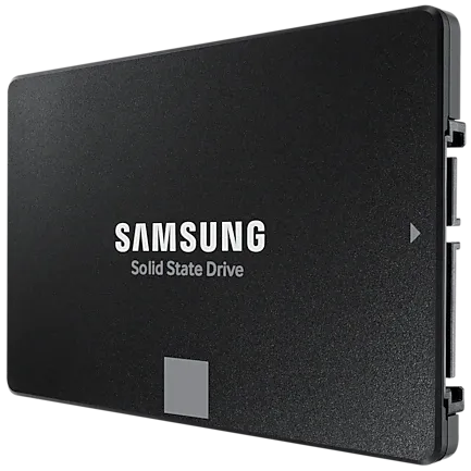 Hình ảnh ổ cứng SSD Samsung 870 EVO, đại diện cho hiệu suất và độ tin cậy cao trong nâng cấp PC