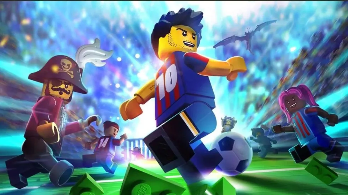 Hình ảnh phác thảo game bóng đá LEGO 2K Goooal chưa được công bố
