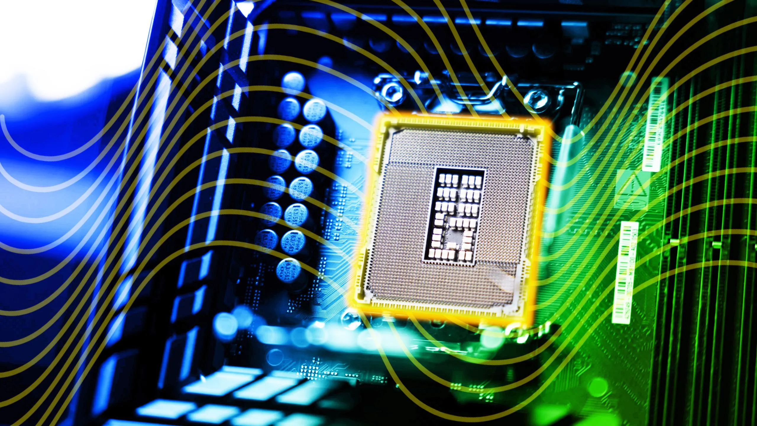 Hình ảnh render bo mạch chủ Intel LGA 1851