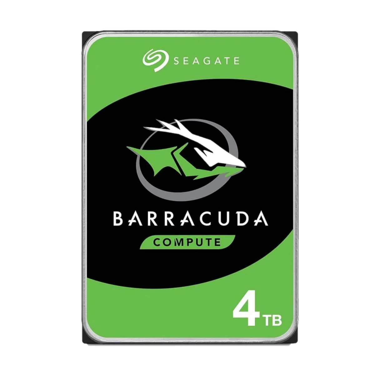Hình ảnh render ổ cứng HDD Seagate BarraCuda 4TB, một giải pháp lưu trữ phụ trợ kinh tế và dung lượng lớn