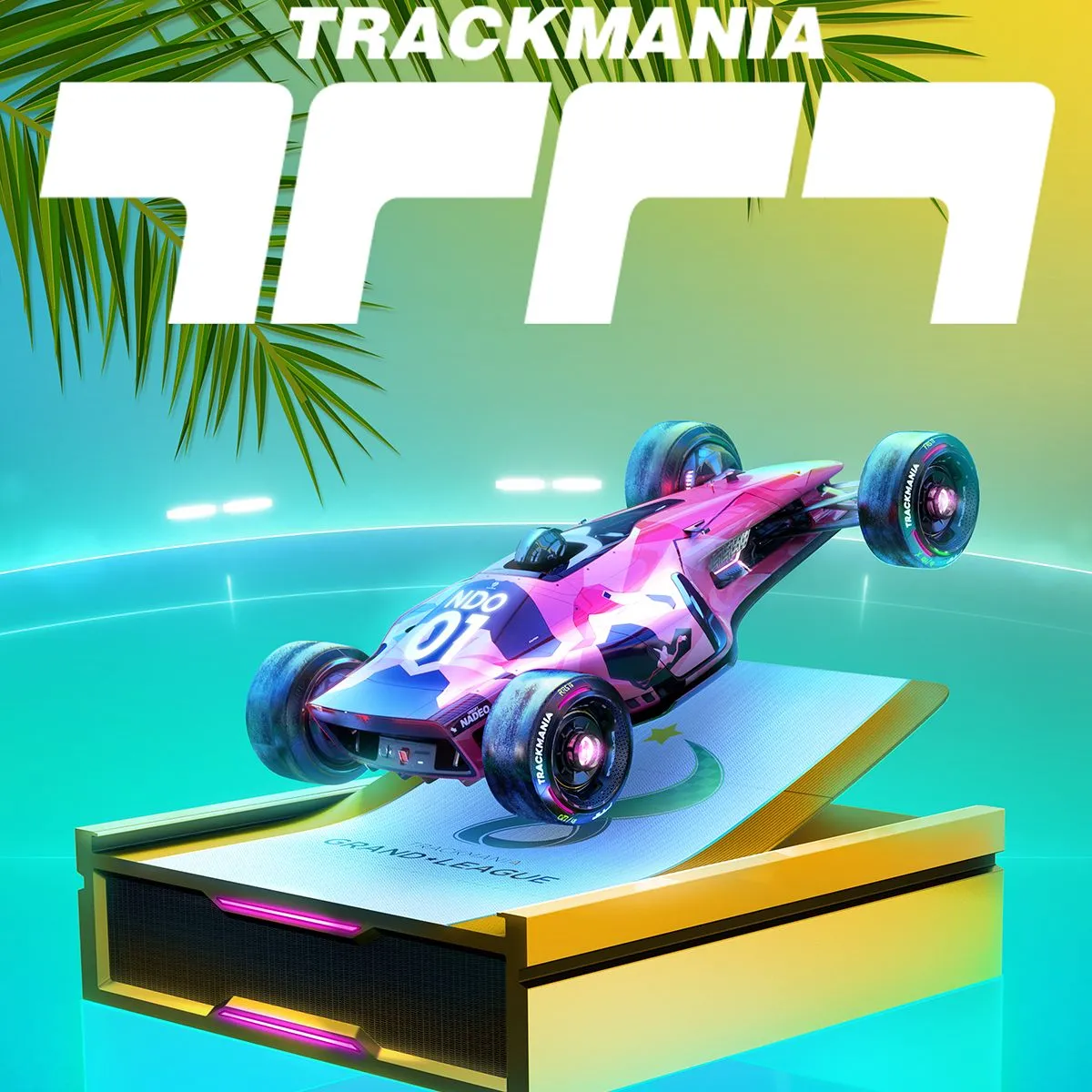 Hình ảnh sản phẩm của Trackmania, tựa game đua xe tập trung vào kỹ năng và tốc độ.